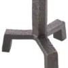 Casa Padrino Luxus Kerzenhalter Bronzefarben 18,5 x 16,5 x H. 50 cm - Messing Kerzenständer - Hotel & Restaurant Deko Accessoires - Luxus Qualität