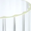 Casa Padrino Luxus Kerzenhalter Gold Ø 10 x H. 30-33 cm - Kerzenhalter aus massivem gebürstetem Messing mit Glaszylinder - Luxus Deko Accessoires