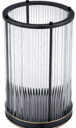 Casa Padrino Luxus Kerzenleuchter Bronze / Messing Ø 20 x H. 32 cm - Deko Accessoires - Luxus Qualität