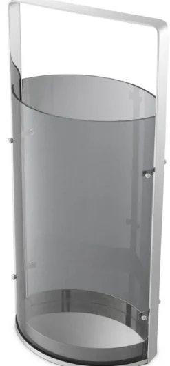 Casa Padrino Luxus Kerzenleuchter Silber / Grau 29,5 x 21 x H. 65 cm - Gastronomie Accessoires - Luxus Qualität
