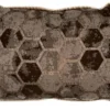 Casa Padrino Luxus Kissen Braun 55 x 35 cm - Deko Kissen - Rechteckiges Zierkissen - Wohnzimmer Deko - Luxus Deko Accessoires - Luxus Deko