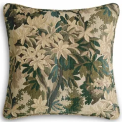 Casa Padrino Luxus Kissen Grün / Beige 60 cm - Luxus Deko Accessoires