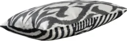 Casa Padrino Luxus Kissen Mod2 Schwarz / Weiß 60 x 40 cm - Wohnzimmer Deko Accessoires