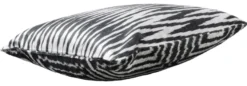 Casa Padrino Luxus Kissen Mod2 Schwarz / Weiß 40 x 40 cm - Wohnzimmer Deko Accessoires