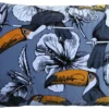 Casa Padrino Luxus Kissen Toronto Parrots Grau / Mehrfarbig 35 x 55 cm - Feinster Samtstoff - Luxus Qualität