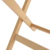Casa Padrino Luxus Kofferständer Gepäckablage aus Buchenholz und Kunstleder in Naturfarben / Braun 70 x 50 x H. 59 cm