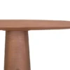 Casa Padrino Luxus Konsole Braun 160 x 40 x H. 80 cm - Massivholz Konsolentisch im warmen Bernsteinton mit skulptural gestalteter Front - Luxus Möbel