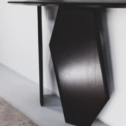 Casa Padrino Luxus Konsole Dunkelbraun 154 x 40 x H. 80 cm - Massivholz Konsolentisch - Wohnzimmer Möbel - Hotel Möbel - Luxus Möbel - Luxus Einrichtung