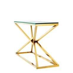 Casa Padrino Luxus Konsole Edelstahl Gold Finish - 150 x 40 x H 74 cm - Konsolentisch in Gold
