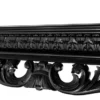 Casa Padrino Luxus Konsole im Barockstil aus Mahagoni Holz, gewachstes Schwarz, 152 x 52 x H. 101 cm