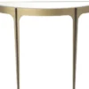 Casa Padrino Luxus Konsole Messing / Bronze 102,5 x 40 x H. 75 cm - Edelstahl Konsolentisch mit Spiegelglas Tischplatte - Luxus Möbel