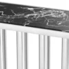 Casa Padrino Luxus Konsole Silber 70 x 30 x H. 93 cm - Designer Hotel Möbel