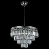 Casa Padrino Luxus Kristall Deckenleuchte Silber Ø 40 x H. 20 cm - Prunkvolle Messing Deckenleuchte mit böhmischem Kristallglas - Barock Möbel - Edel & Prunkvoll