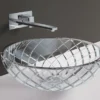 Casa Padrino Luxus Kristallglas Waschbecken Schale Transparent Ø 44 cm - Made in Italy