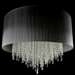 Casa Padrino Luxus Kristall Kronleuchter Silber Ø 70 x H. 55 cm - Prunkvolle Messing Kronleuchter mit böhmischem Kristallglas - Barock Möbel - Edel & Prunkvoll