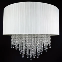Casa Padrino Luxus Kristall Kronleuchter Silber Ø 70 x H. 55 cm - Prunkvolle Messing Kronleuchter mit böhmischem Kristallglas - Barock Möbel - Edel & Prunkvoll
