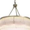 Casa Padrino Luxus Kronleuchter Messingfarben Ø 60 x H. 68 cm - Edler Wohnzimmer Kronleuchter - Luxus Qualität
