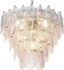Casa Padrino Luxus Kronleuchter Silber Ø 62 x H. 53 cm - Edler Hotel & Restaurant Kronleuchter - Luxus Qualität
