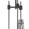 Casa Padrino Luxus Kronleuchter Bronzefarben / Grau Ø 30 x H. 95,5 cm - Moderner Metall Kronleuchter mit Glas Lampenschirmen - Luxus Qualität