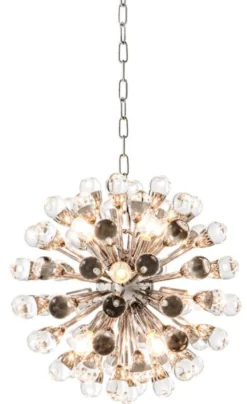 Casa Padrino Luxus Kronleuchter Silber Durchmesser 50 cm - Luxus Hotel Kollektion