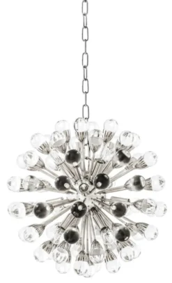 Casa Padrino Luxus Kronleuchter Silber Durchmesser 50 cm - Luxus Hotel Kollektion