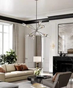 Casa Padrino Luxus Kronleuchter Bronze / Messing Ø 91,4 x H. 55,3 cm - Designer Wohnzimmer Kronleuchter - Luxus Qualität