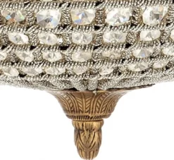 Casa Padrino Luxus Kronleuchter - Antik Messing Hängeleuchte - Ø 52 x H 52 cm