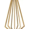 Casa Padrino Luxus Kronleuchter Antik Messing / Weiß Ø 32,5 x H. 105 cm - Luxus Möbel