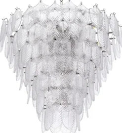 Casa Padrino Luxus Kronleuchter Silber Ø 82 x H. 69 cm - Edler Hotel & Restaurant Kronleuchter - Luxus Qualität