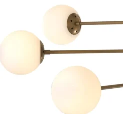 Casa Padrino Luxus Kronleuchter Antik Messingfarben / Weiß Ø 122 x H. 69 cm - Luxus Qualität