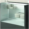 Casa Padrino Luxus Ladentheke 100 x 46 cm H. 95 cm mit LED - Ladeneinrichtung - Boutique Möbel - Made in Italy