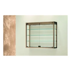 Casa Padrino Luxus Ladentheke 95 x 25 cm H. 80 cm mit 3 LED-Spots - Ladeneinrichtung - Boutique Möbel - Made in Italy