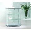 Casa Padrino Luxus Ladenvitrine 73 x 39 cm H. 92 cm - Ladeneinrichtung - Boutique Möbel - Made in Italy