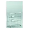 Casa Padrino Luxus Ladenvitrine 91 x 37 cm H. 90 cm - Ladeneinrichtung - Boutique Möbel - Made in Italy