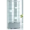 Casa Padrino Luxus Ladenvitrine 93 x 39 cm H. 220 cm mit Unterschrank - Ladeneinrichtung - Boutique Möbel - Made in Italy