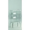 Casa Padrino Luxus Ladenvitrine 71 x 37 cm H. 120 cm - Ladeneinrichtung - Boutique Möbel - Made in Italy