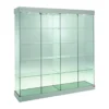 Casa Padrino Luxus Ladenvitrine 142 x 46 cm H. 188 cm mit LED - Ladeneinrichtung - Boutique Möbel - Made in Italy