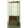 Casa Padrino Luxus Ladenvitrine 75 x 45 cm H. 190 cm mit 3 LED-Spots - Ladeneinrichtung - Boutique Möbel - Made in Italy
