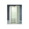Casa Padrino Luxus Ladenvitrine 100 x 100 cm H. 210 cm mit LED - Ladeneinrichtung - Boutique Möbel - Made in Italy