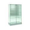 Casa Padrino Luxus Ladenvitrine 73 x 46 cm H. 140 cm - Ladeneinrichtung - Boutique Möbel - Made in Italy
