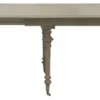 Casa Padrino Luxus Landhausstil Esstisch Grau 170-470 x 120 x H. 77 cm - Handgefertigter ausziehbarer Massivholz Küchentisch - Edle Landhausstil Massivholz Esszimmer Möbel
