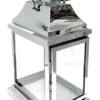 Casa Padrino Luxus Laterne Silber 30 x 22 x H. 44 cm - Hotel & Restaurant Deko Accessoires