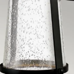 Casa Padrino Luxus LED Außenwandleuchte Schwarz H. 30,7 cm - Luxus Außenbeleuchtung