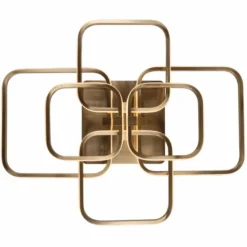 Casa Padrino Luxus LED Deckenleuchte Gold 69 cm - Luxus LED Leuchten