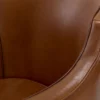 Casa Padrino Luxus Leder Sessel Braun 69 x 80 x H. 71 cm - Echtleder Wohnzimmer Sessel - Hotel Sessel - Wohnzimmer Möbel - Hotel Möbel - Luxus Qualität