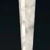Casa Padrino Luxus LED Stehleuchte Alabaster / Schwarz H. 185 cm - Made in Italy