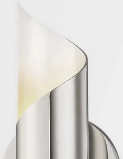 Casa Padrino Luxus LED Wandleuchte Silber H. 24,77 cm