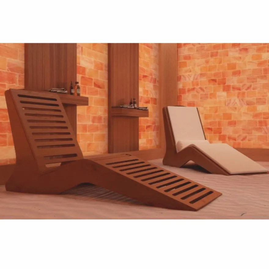 Casa Padrino Luxus Liege Braun / Beige 168 x 56 x H. 91 cm - Poolliege - Saunaliege - Pool Möbel - Sauna Möbel - Made in Italy