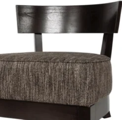 Casa Padrino Luxus Lounge Club Sessel Grau / Schwarz 73,5 x 66 x H. 74 cm - Luxus Kollektion