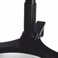 Casa Padrino Luxus Mahagoni Beistelltisch Schwarz H. 74,5 cm - Hotel Möbel